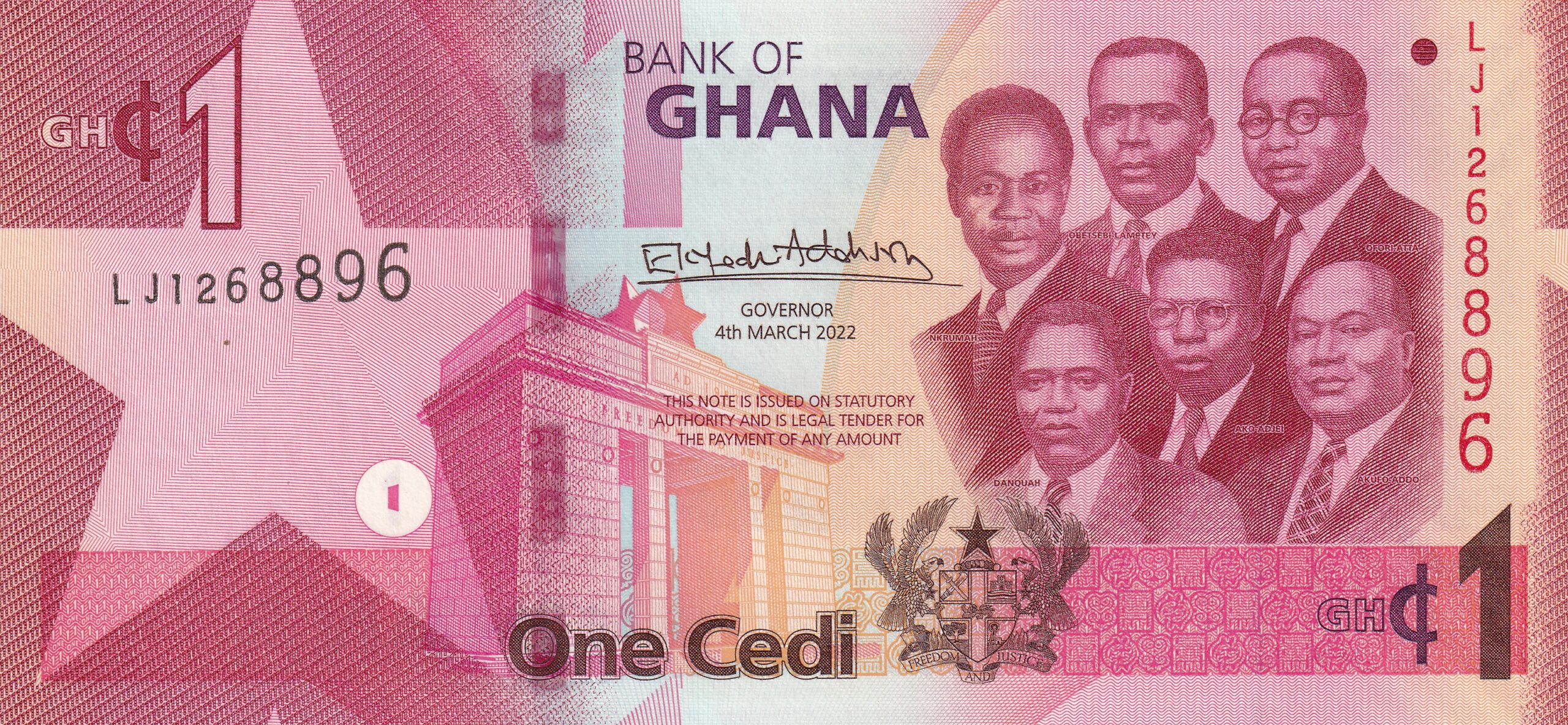 P37 P 37- GHANA 1 CEDIS 2002 FE - Imagem 1