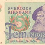 P 51c - SUECIA  5  KRONNOR 1976  FE