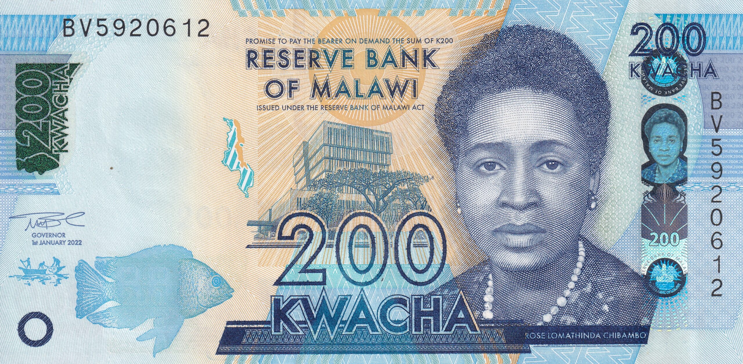 P60 P 60 - MALAWI 200 KWACHA 2002 FE - Imagem 1